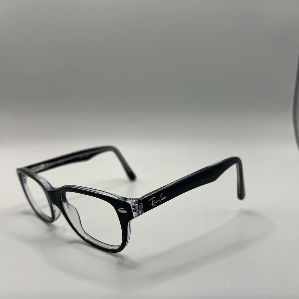 RAY BAN KIDS RB 1555 3529 48/16/130 Black FLEX HINGE EYEGLASSES - FRAMES ONLY